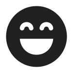 Emoji Laugh SVG Icon